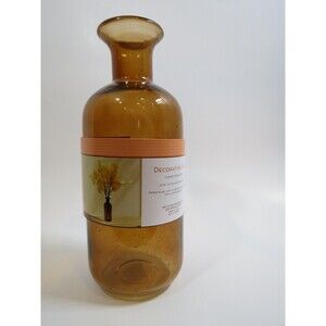 New Orange Huntington Home Decorative Glass 10 IN. Tall Vase